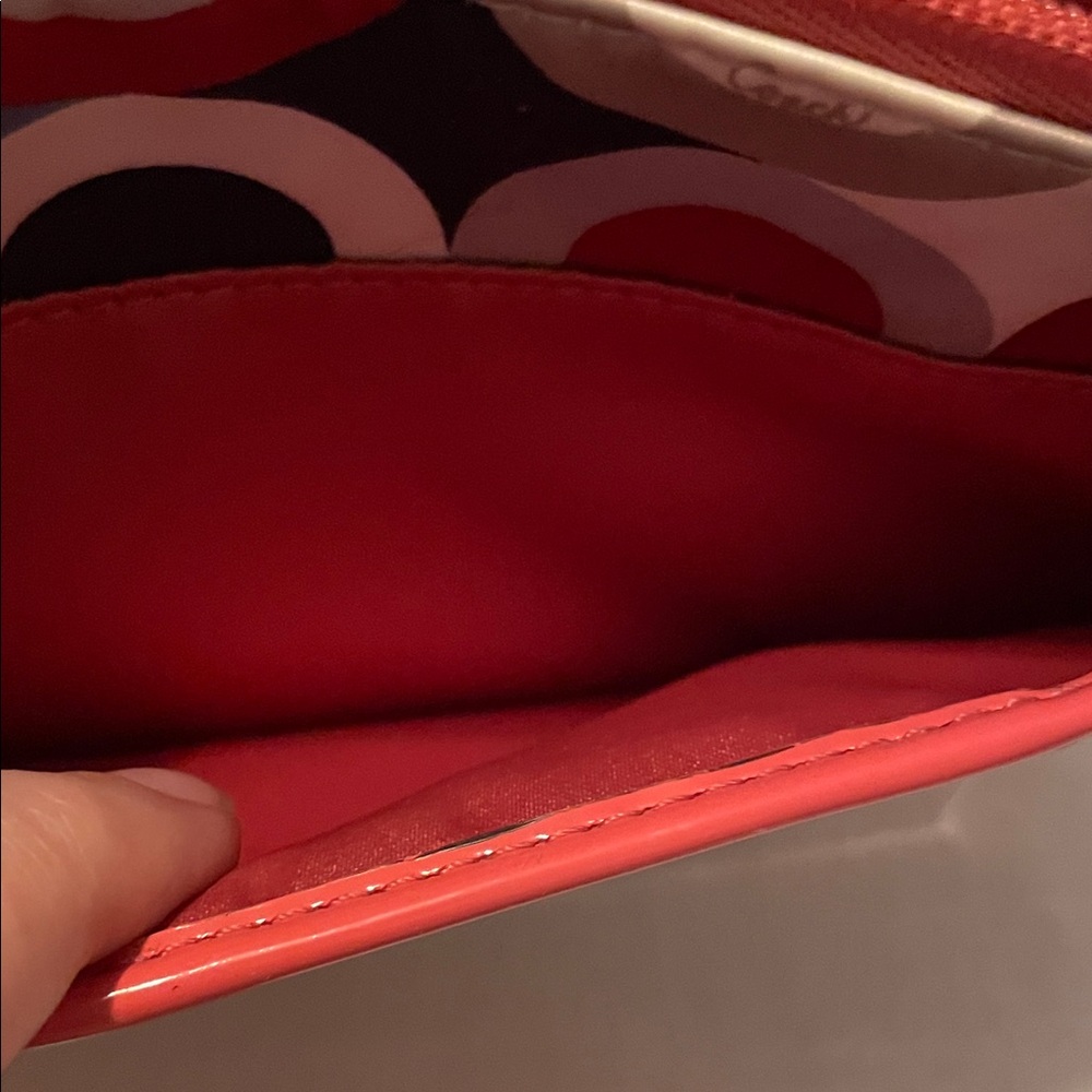 Coach Multicolor Scarf Patterned Clutch - image 4